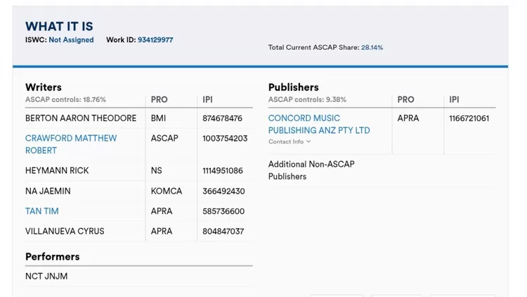 Informasi lagu b-side NCT JNJM yang sempat beredar di media sosial