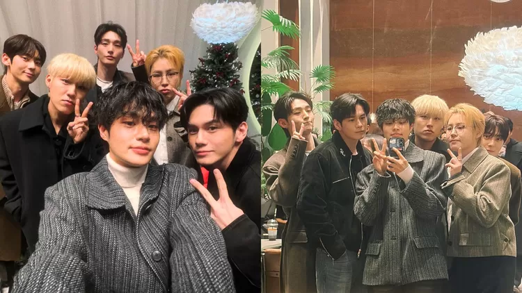 Potret member Wanna One hadir di acara preview film The Man Who Lives with the King.