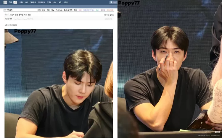 Sehun EXO saat fansign di Shanghai