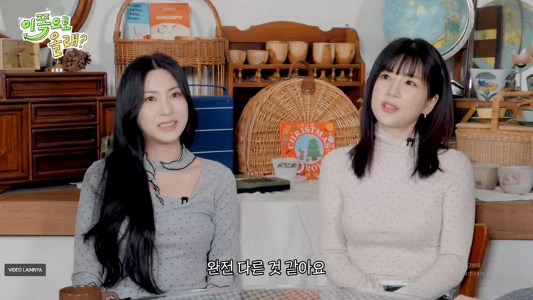 Hayoung dan Chorong Apink di acara YouTube Super Junior DNE