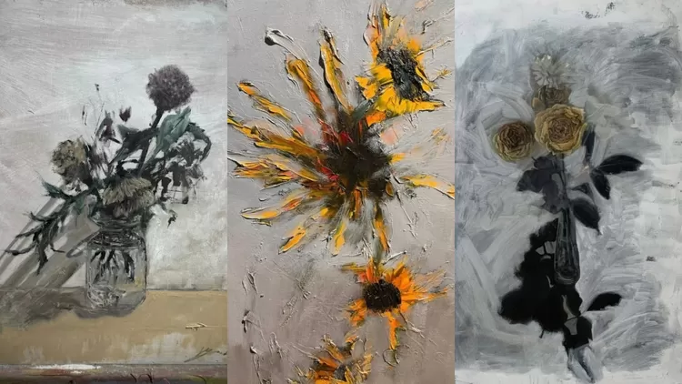 Hasil karya lukisan Hyunjin Stray Kids