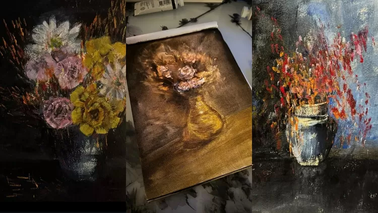 Hasil karya lukisan Hyunjin Stray Kids