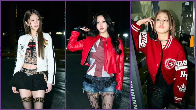 Teaser individu dari member Jiana (Kiri), Yeonjung (Tengah), dan Sunhye (Kanan)