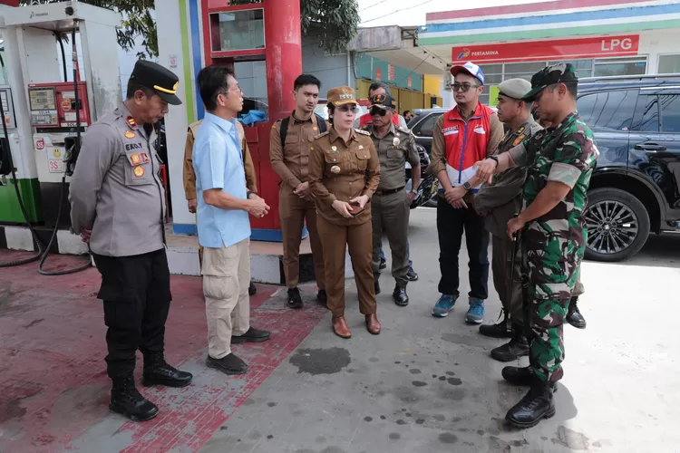 peninjauan SPBU forkopimda Singkawang bersama Pertamina Kalbar 