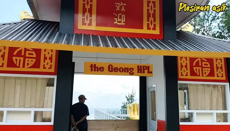 Tempat pembelian tiket di Jembatan Kaca The Geong