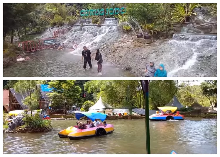 Suasana pemandian air panas Sari Ater Subang