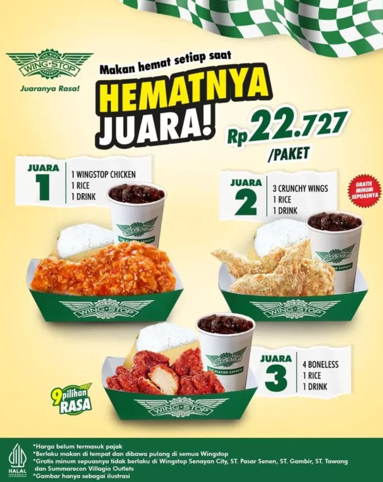 Promo Wingstop sepanjang bulan Mei