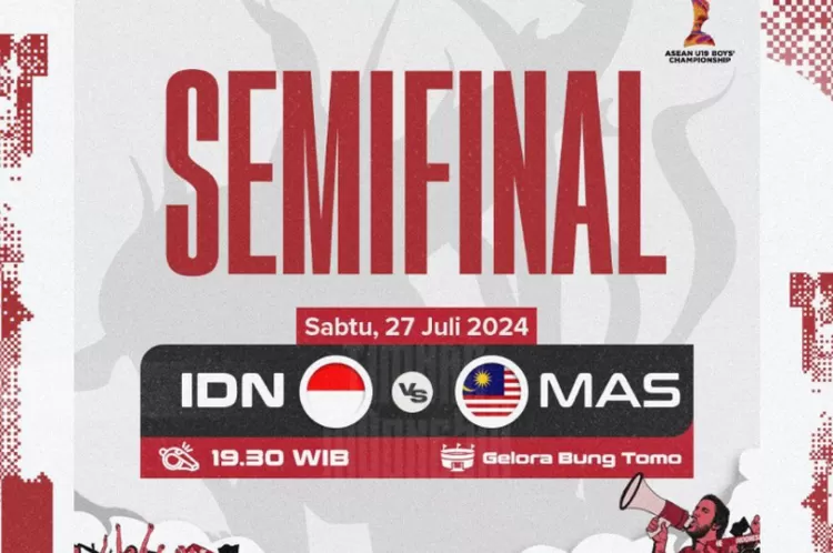 Prediksi skor semifinal Timnas Indonesia vs Malaysia di Piala AFF U19 2024