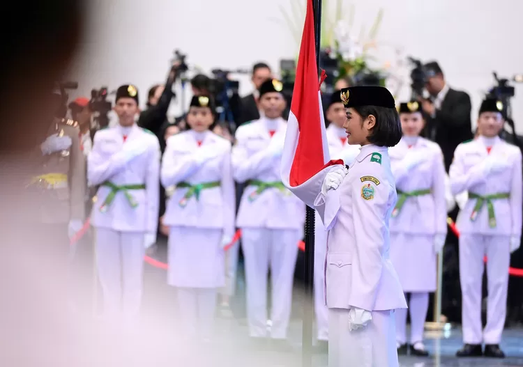 Foto Pengukuhan Anggota Paskibraka 2024