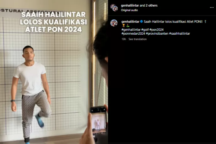 Foto kolase unggahan akun Instagram Gen Halilintar 