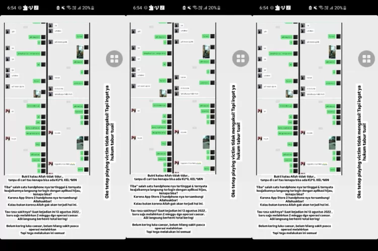 Bukti Chat Open BO Aditya Prayogi, Mantan Suami Anastasia Noor Widiastuti