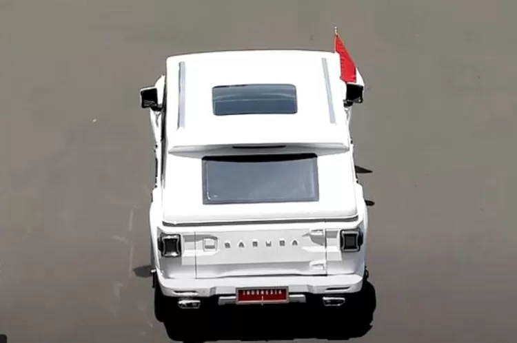 Potret Mobil Garuda, SUV Putih yang Ditunggangi Presiden Prabowo 