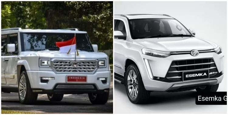 Pindad MV3 Garuda Limousine dan Esemka Garuda 1.