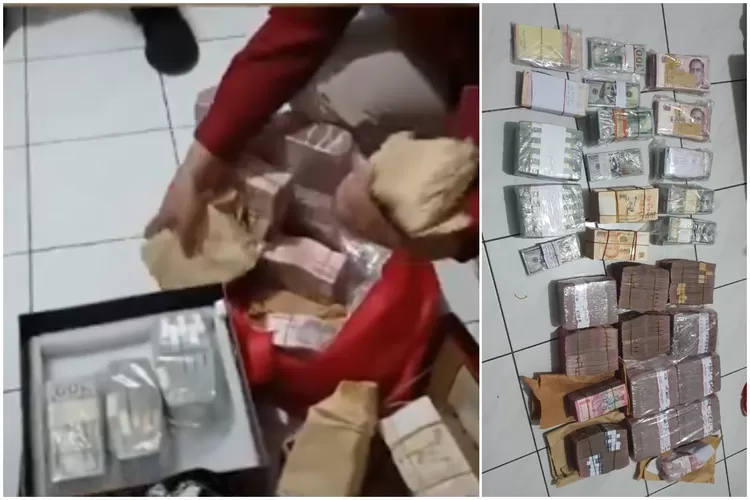 Potret Uang Miliaran yang digunakan Ronald Tannur untuk menyuap hakim PN Surabaya.