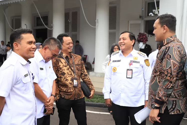Pj Bupati Bogor Hadir Dampingi Pj Gubernur Jabar Terima Kunjungan Komisi II DPR RI.