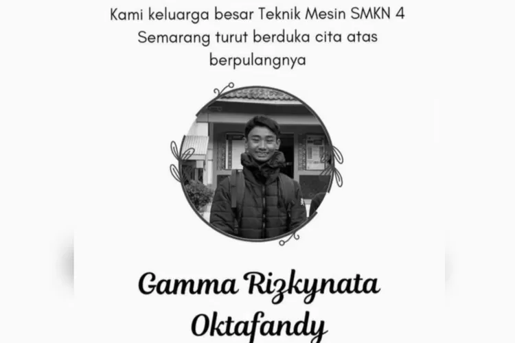 Sosok GRO Siswa SMKN 4 Semarang yang Tewas Ditembak Anggota Polisi.