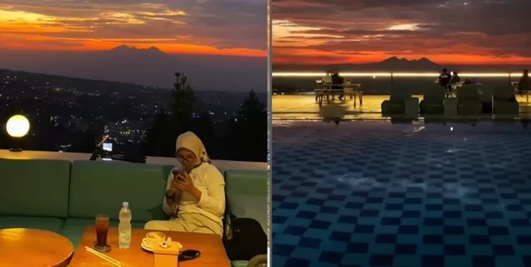 Bukit Senja Kafe yanng punya view sunset