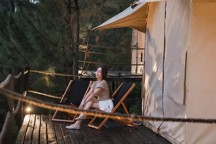 Rindang Glamping Kota Batu, Malang.