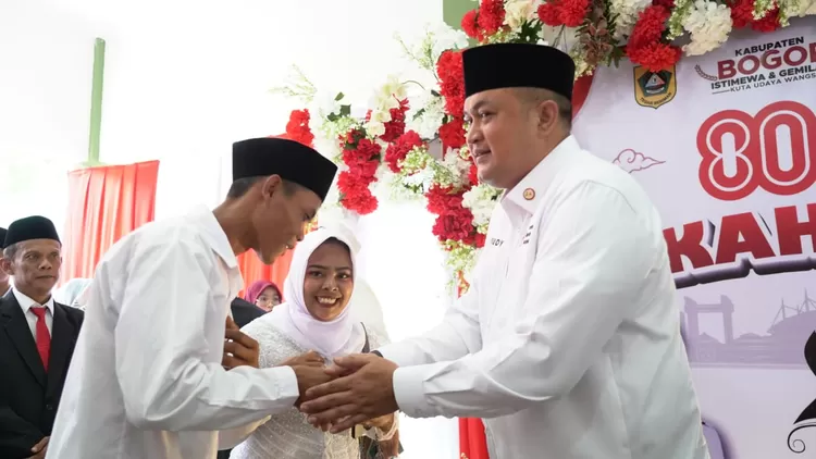 Program nikah gratis yang diinisiasi Pemerintah Kabupaten Bogor dan difasilitasi langsung oleh Bupati Bogor, Rudy Susmanto