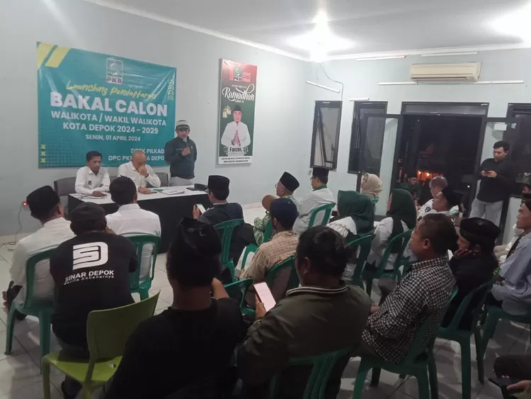 SAMBUTPILKADA : DPC PKB Kota Depok membuka Pendaftaran Bakal Calon Walikota/Wakil Walikota Depok. Ada 3 kader yang mengambil formulir Pendaftaran Bakal Calon Walikota/Wakil Walikota di Kantor DPC PKB Kota Depok.