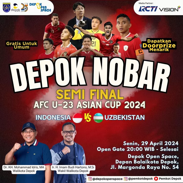 Flyer Nobar Semi Final Piala Asia U-23 