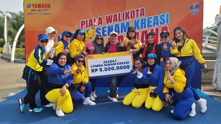 Pemenang Lomba Senam Kreasi Radar Depok