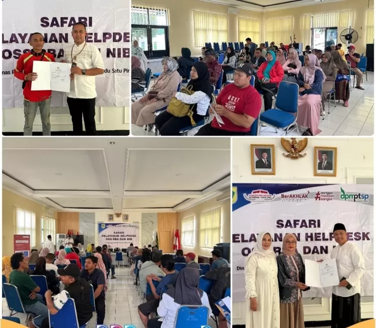 Masyarakat saat merasakan program GAMPIL DPMPTSP Kabupaten Bogor.