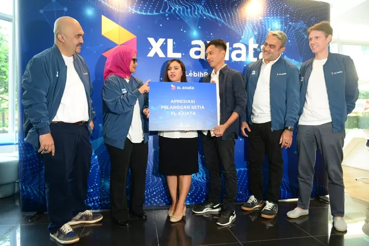 Peringatan Hari Pelanggan Nasional 2024 XL Axiata di Jakarta, Rabu, 4 September 2024.