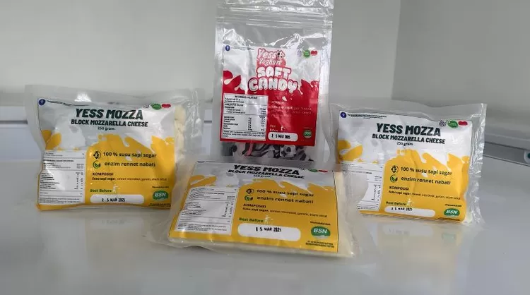 Produk dari hasil kolaborasi Fakultas Peternakan IPB University berkolaborasi dengan PT Bogor Sari Nutrisi dan CV Wahyu Farm Sejahtera.