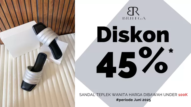 Kini ada Brilega, jadi rekomendasi brand sandal lokal di Bogor yang berkualitas tapi harganya nggak sampai Rp100 ribu!