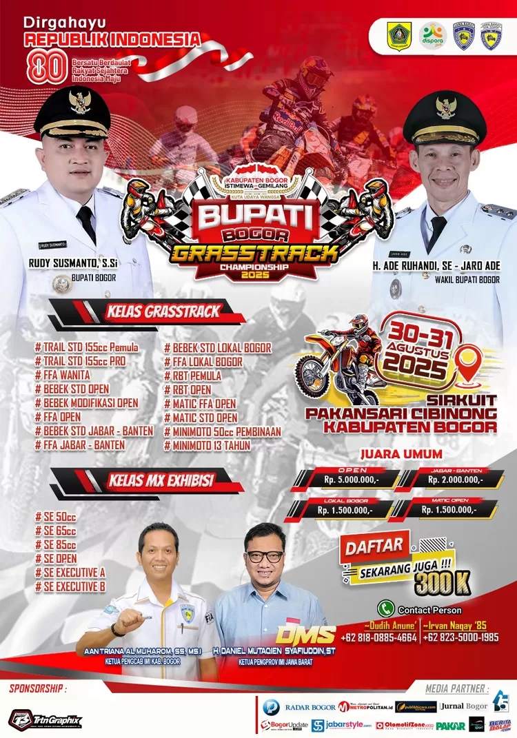 Bupati Bogor Grasstrack Championship 2025.
