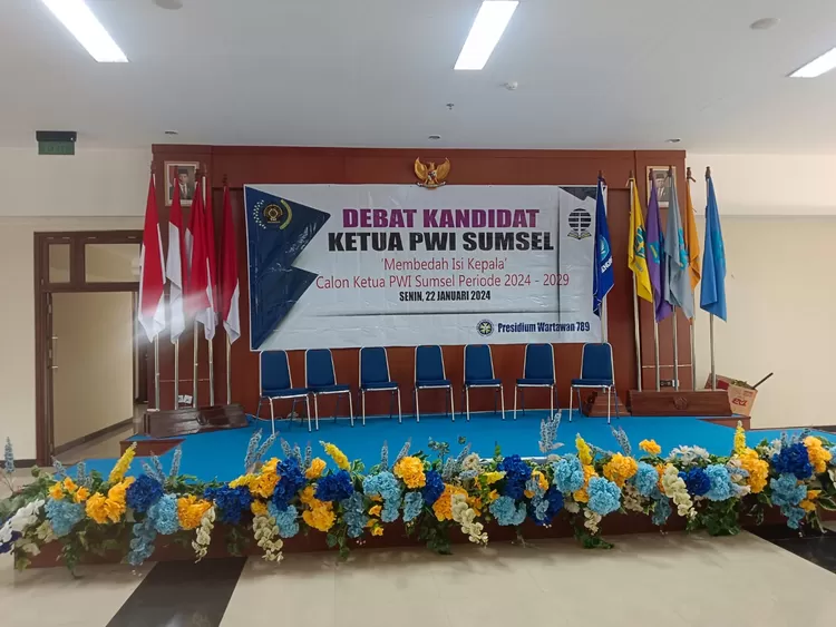 Debat kandidiat Ketua PWI Sumsel digagas Wartawan 789 