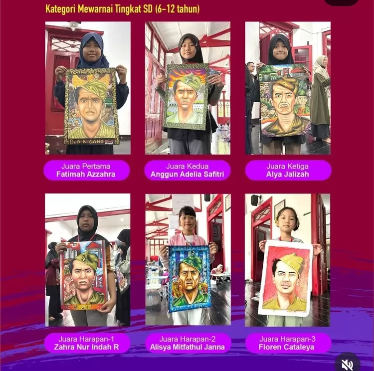 Juara mewarnai Dr AK Gani