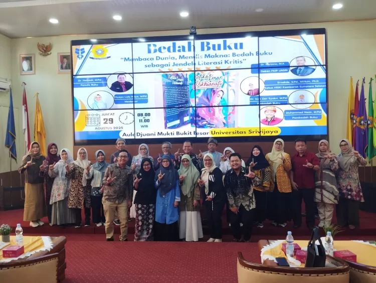 HISKI Sumsel dan UNSRI Gelar Bedah Buku &ldquo;Ketika Iman Dikhianati&rdquo;: Ruang Apresiasi, Kritik, dan Literasi Kritis