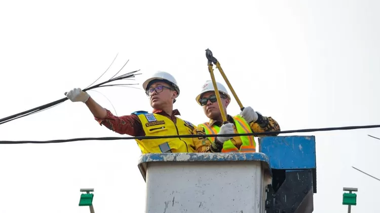 Langit Ciputat Timur Lebih Lapang, Penataan Kabel Bawah Tanah di Dua Jalan Tangsel Rampung