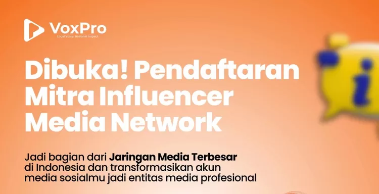 Promedia Group Buka Pendaftaran Mitra Influencer Media Network, Creator Pemula hingga Profesional Wajib Intip!