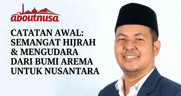 Pemimpin Redaksi AboutNusa.com, Arvendo Mahardika.`