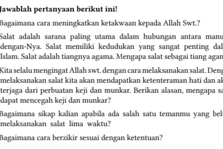 20 Contoh Soal Sumatif Bahasa Indonesia Kelas 4 SD Kurikulum Merdeka ...