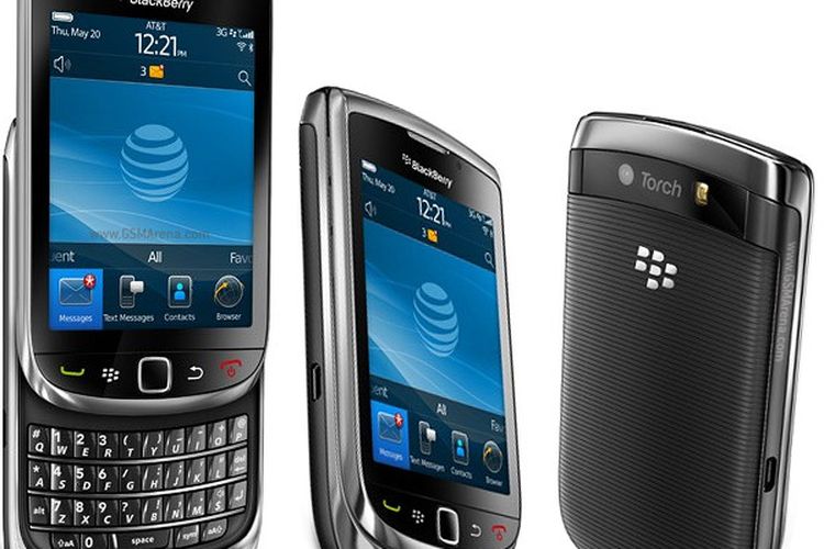 hp blackberry touch