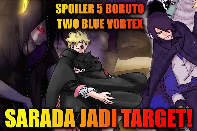 Spoiler Boruto - Two Blue Vortex Chapter 5: Perjalanan Boruto di Masa Lalu Bersama Sasuke Melawan Code