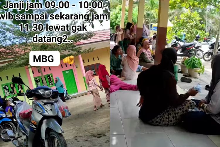 Viral Wali Murid di Sumut Menunggu Pembagian MBG Terakhir Sebelum Lebaran Sejak Pagi, Baru Dibagikan Jam 2 Siang