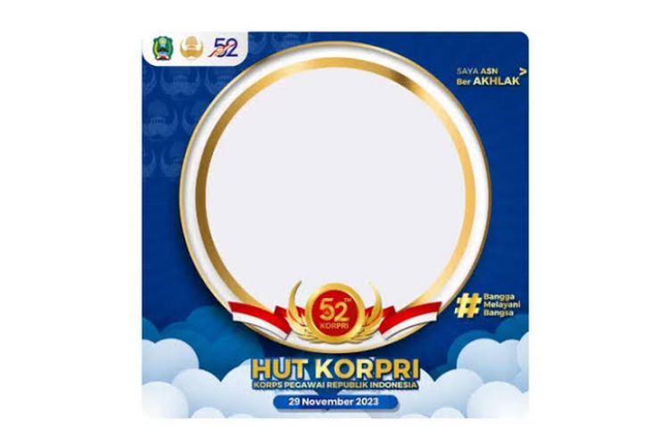 10 Link Twibbon HUT Korpri Ke-52 Tahun 2023 Dengan Desain Keren Dan ...