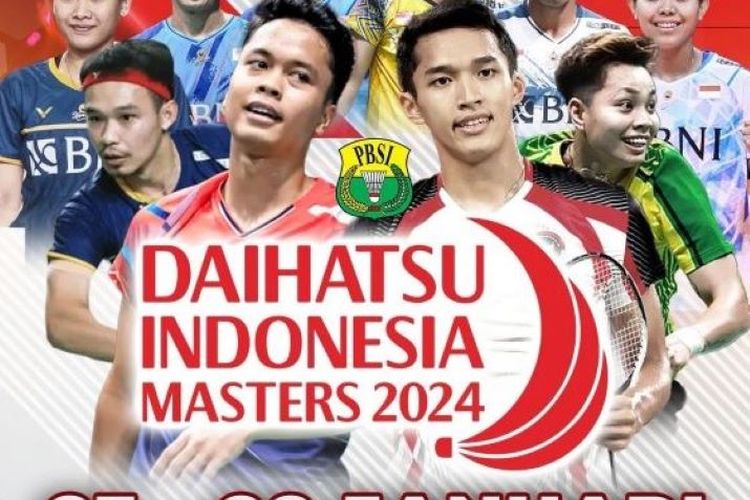 Turnamen Daihatsu Indonesia Masters 2024 Disiarkan Langsung MNCTV dan iNews, Ini Jadwalnya
