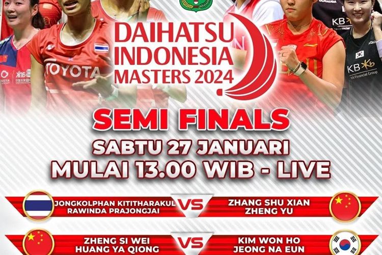 Semifinal Daihatsu Indonesia Masters 2024: Ganda Putri Indonesia Lanny Tria Mayasari/Ribka Sugiarto Hadapi Liu Sheng Su/Tan Ning Asal China