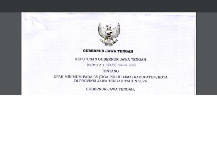 Terbaru Pdf Sk Umk Jatim Download Surat Keputusan Gubernur Jawa