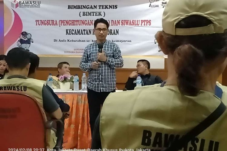 Bawaslu Kecamatan Kemayoran Gelar Bimtek dan Siapkan Anggota PTPS untuk Pemilu 2024