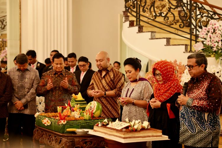 Prabowo  Subianto Hadiri Syukuran Ulang Tahun ke 65 Titiek Soeharto