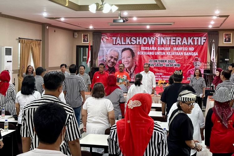 Beri Semangat Relawan di Jogja, FX Rudy : Satset Dhas Dhes Menangkan Ganjar-Mahfud Satu Putaran