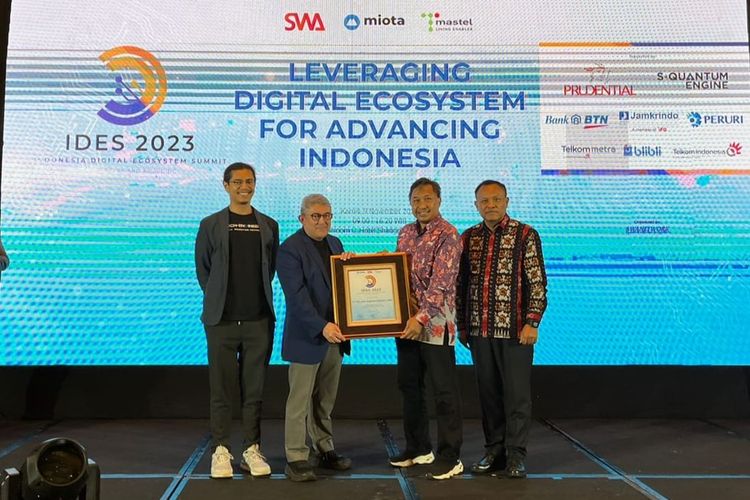 JNE Raih Penghargaan Inovasi Digital dari Indonesia Digital Ecosystem Summit 2023