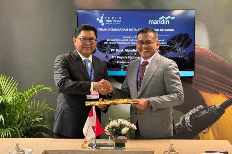 Pupuk Indonesia-Bank Mandiri Jalin Kerja Sama Pembiayaan Hijau